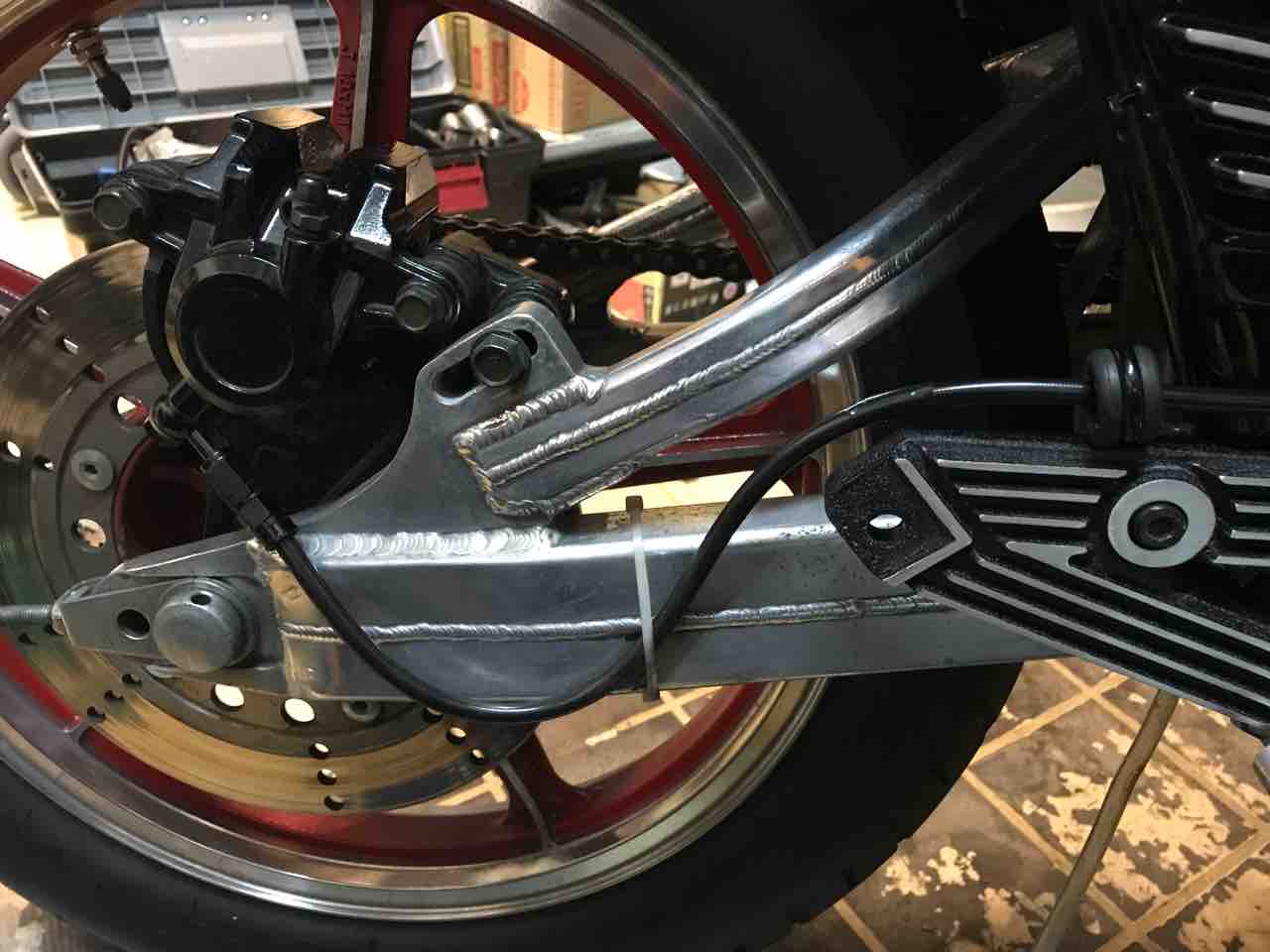 動画有 Z550GP・Z400GP 当時物 旧車 リアマスターキャリパー 検/Z400FX