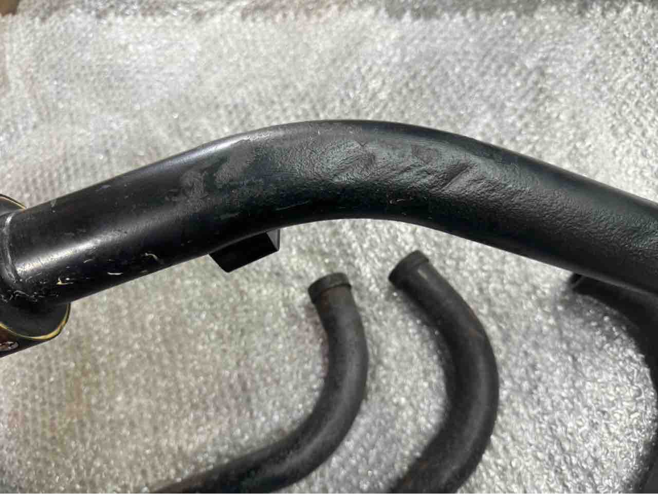 マフラーの分解、修正、ペイント、組み立て : Z400GP専門店