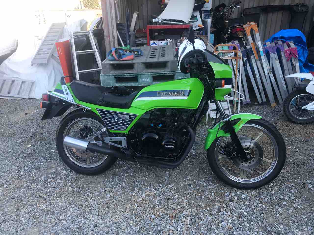 ちゃんく〜 臨時復活！久々の2号機！500キロの慣らし運転 : Z400GP専門店