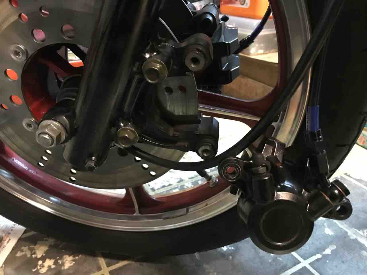 ブレーキ周りリフレッシュ⑤ : Z400GP専門店 エムゼクト つねちゃんの 