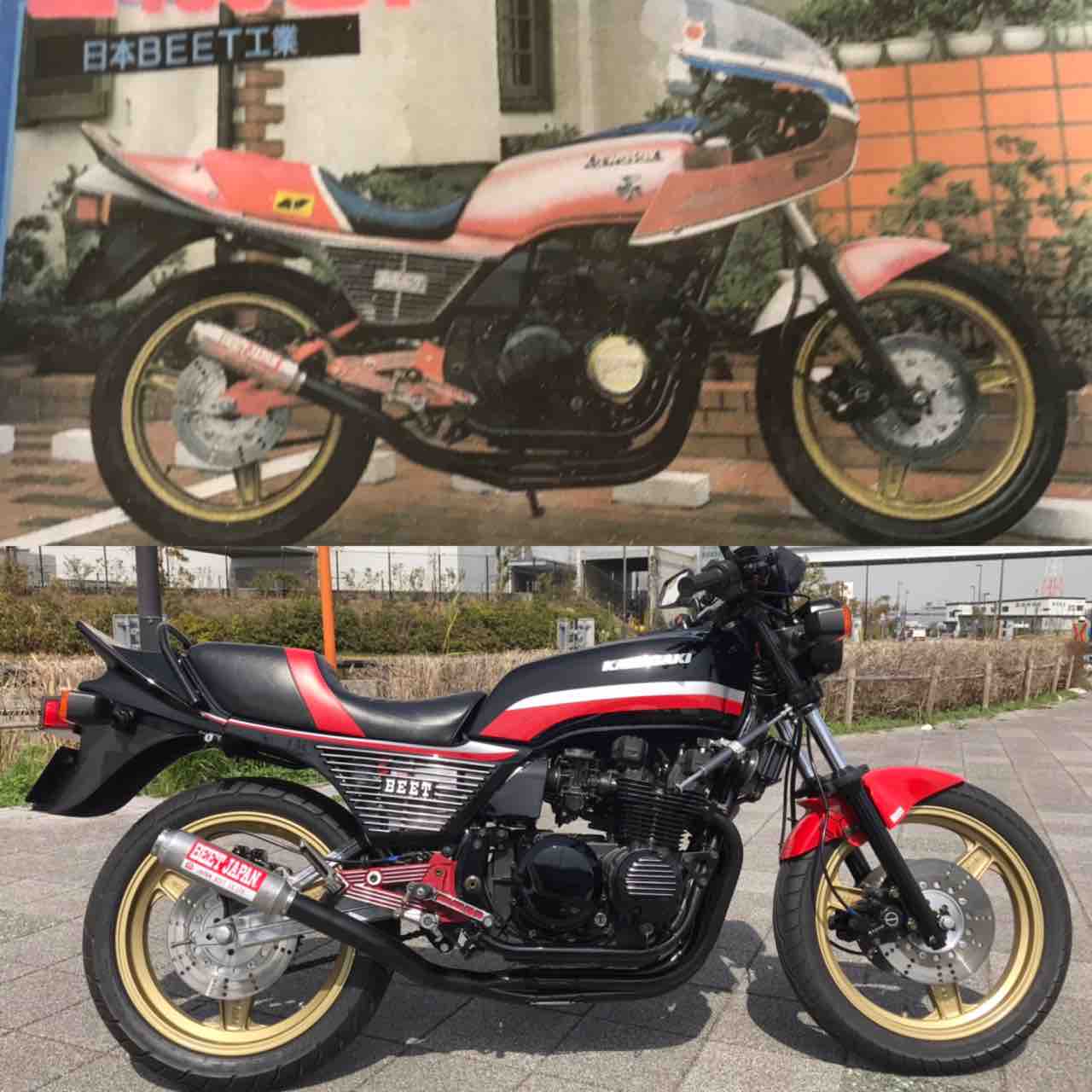BEET JAPAN BACK FIRE 初期RS : Z400GP専門店 エムゼクト つね BEET JAPAN BACK FIRE 初期RS : Z400GP専門店 エムゼクト つね