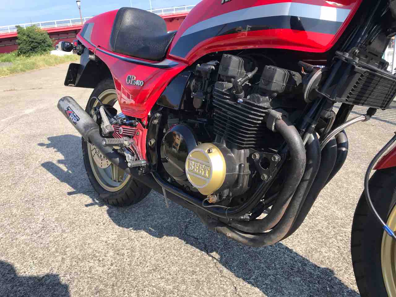 ★当時物★　CB50　KRP マフラー Z400GP用 KITACO KRP ハイパーエキゾーストシステム : Z400GP専門店