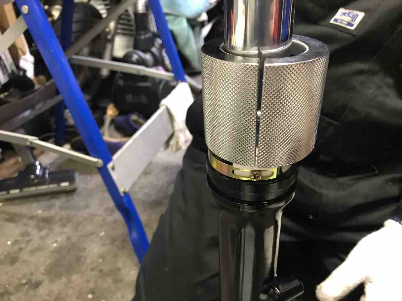 フロントフォーク再生⑤ : Z400GP専門店 エムゼクト つねちゃん フロントフォーク再生⑤ : Z400GP専門店 エムゼクト つねちゃん