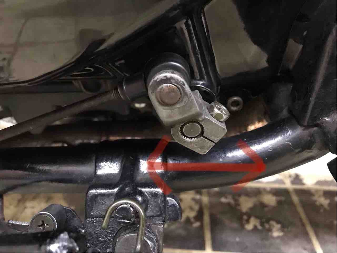 ☆シ841 Z550GP KZ550H チェンジペダル シフトペダル レター
