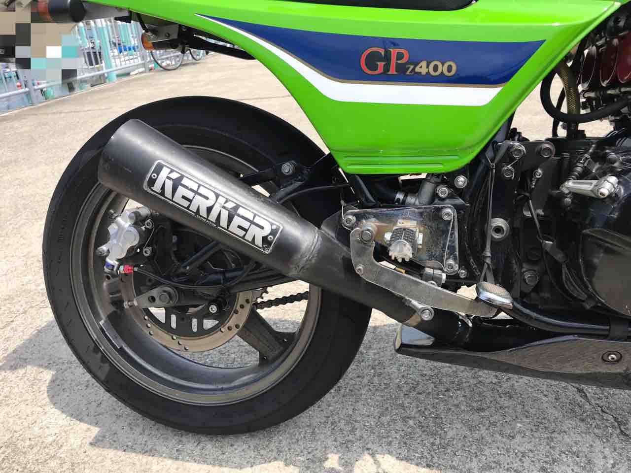手数料安い GPZ400F Z400GPで使用 当時物？ KERKERマフラー パーツ