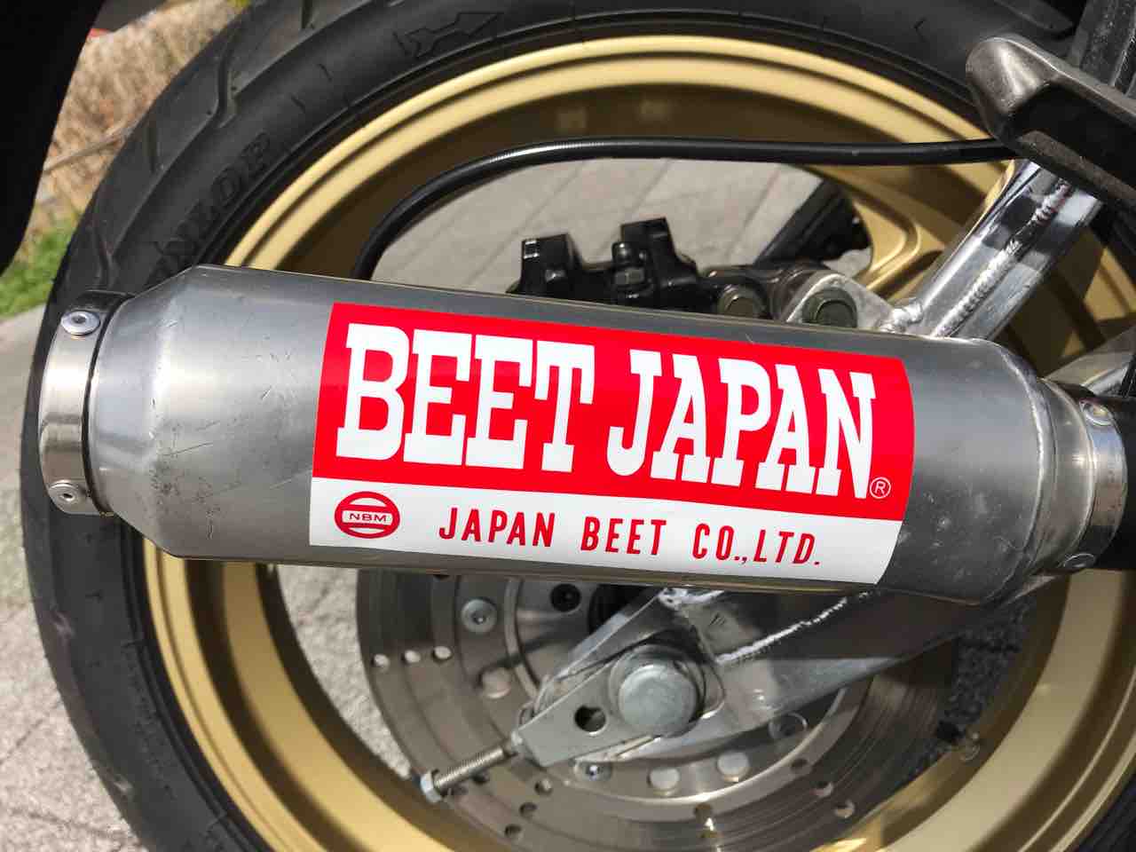 BEET JAPAN BACK FIRE II のパーツレビュー | GPX250R(きんこ氏