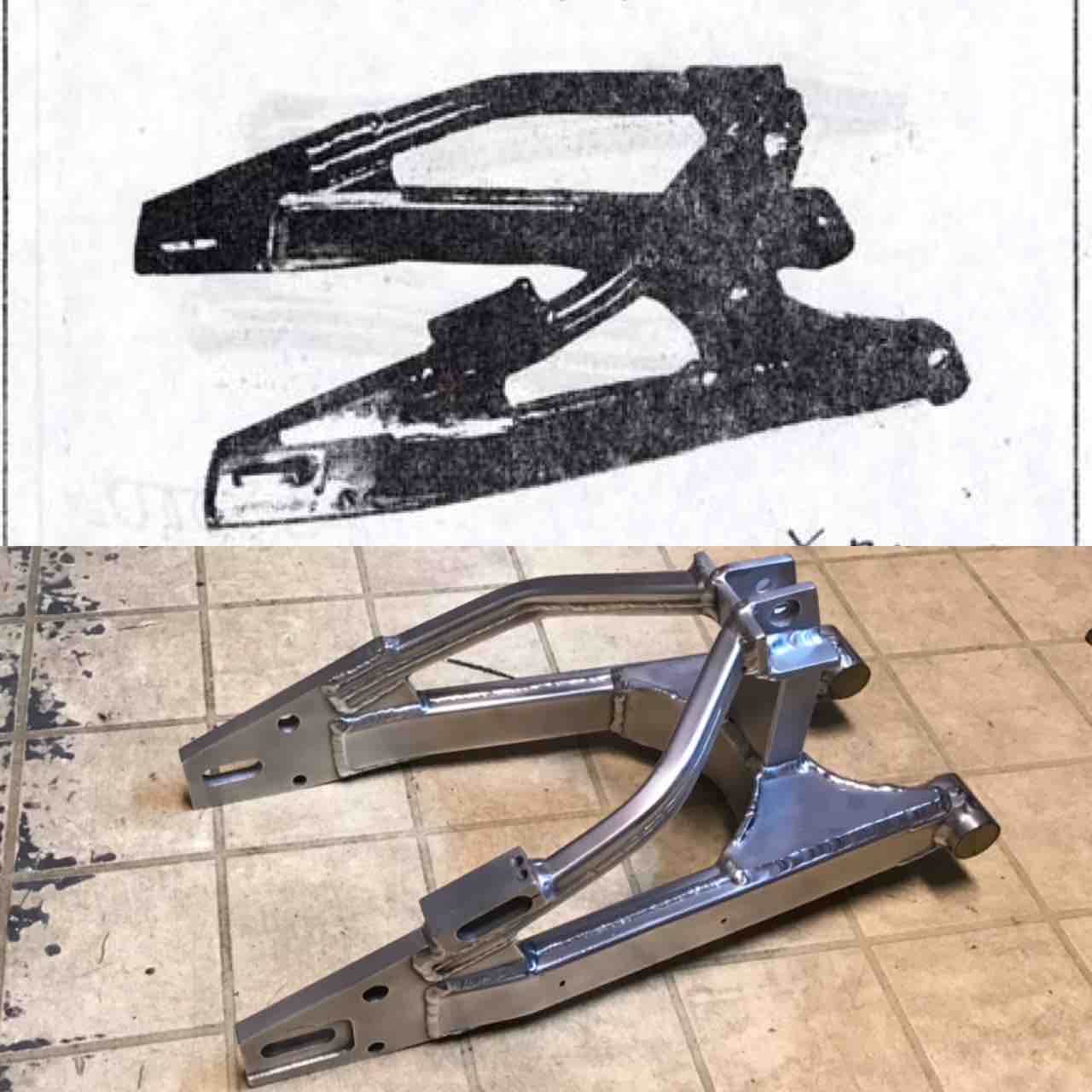 再考察 ウエダレーシング アルミスイングアームの歴史 : Z400GP 再考察 ウエダレーシング アルミスイングアームの歴史 : Z400GP