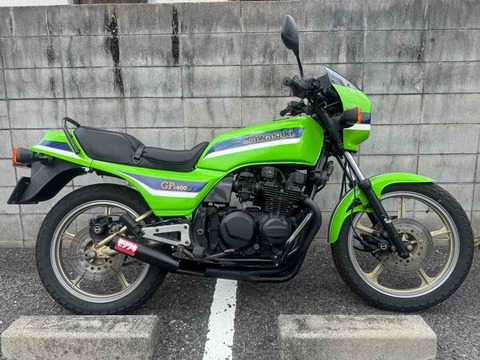 販売車両 国内Z400GP 初年度S57.12月 ライムグリーン フルオプション