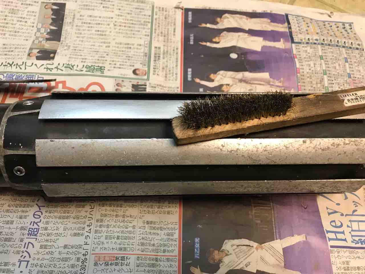 お遊び加工マフラー モリワキフォーサイト④ : Z400GP専門店