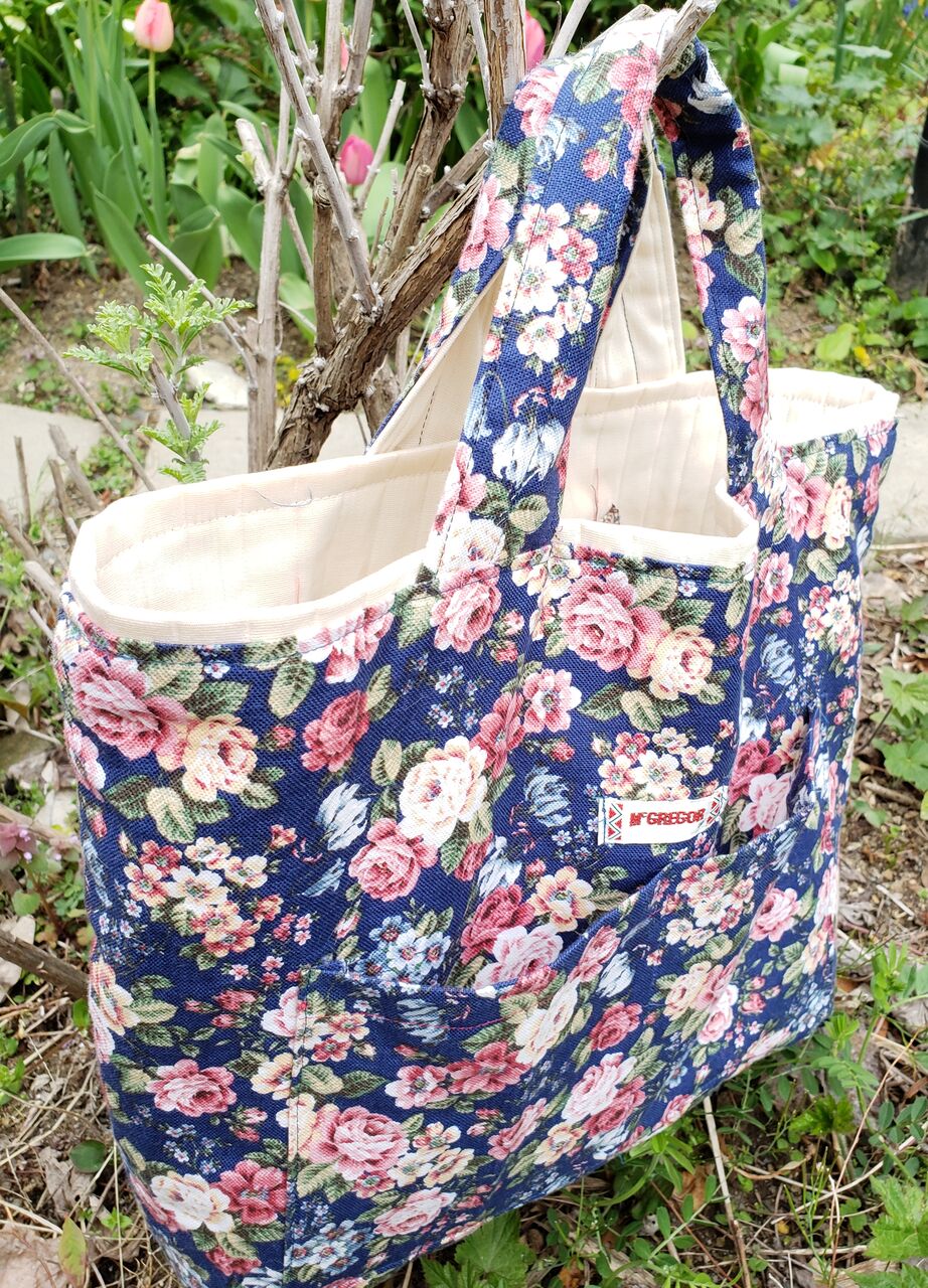 続 布バッグ ターシャの布しごと 花だより