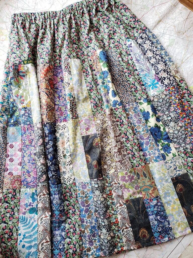 パッチ ワーク スカート 作り方 無料の折り紙画像