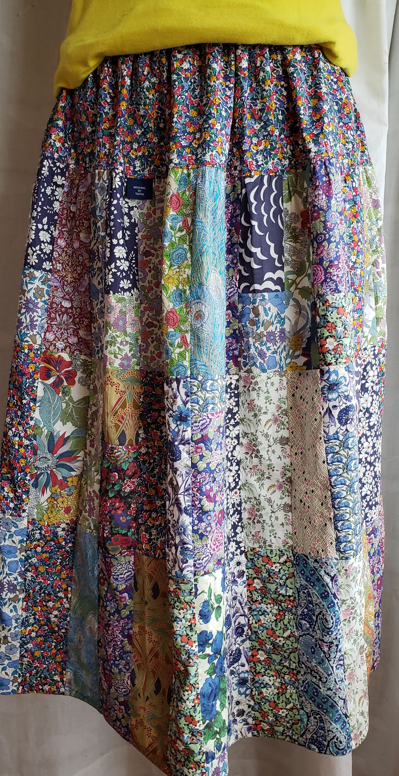 パッチワークスカート② : ターシャの布しごと＆花だより