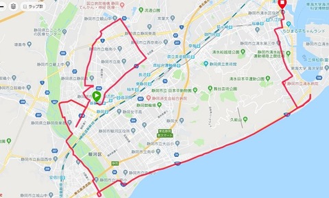 静岡マラソンコース