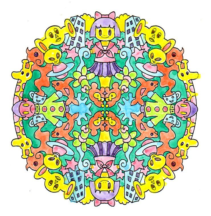 幼児の無料ぬりえプリント【食べ物のぬりえ-ふつう】|学習プリント.com 水彩絵の具で描く : 塗り絵大すき、たくさん描いています