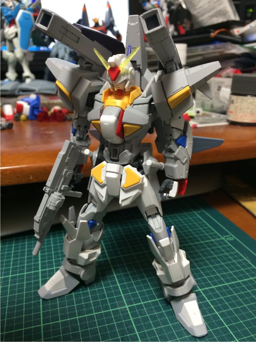 1 144 Hg ビギニングガンダム その15 プラモ製作日記