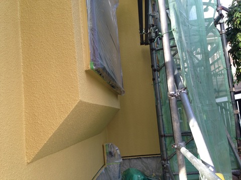 23日外壁シリコン上塗り完成