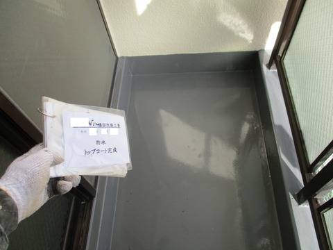 トップコート完成