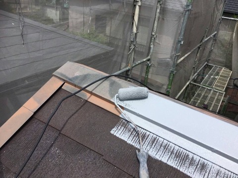 屋根板金サビ止め
