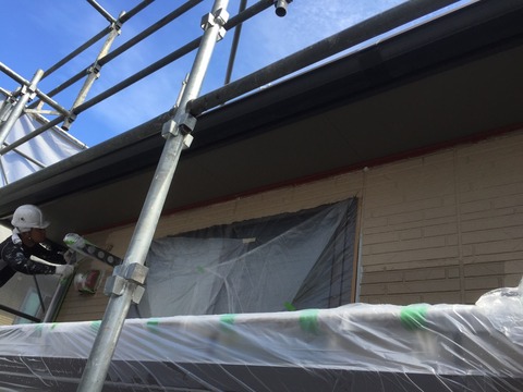 外壁サイディングシリコン塗装