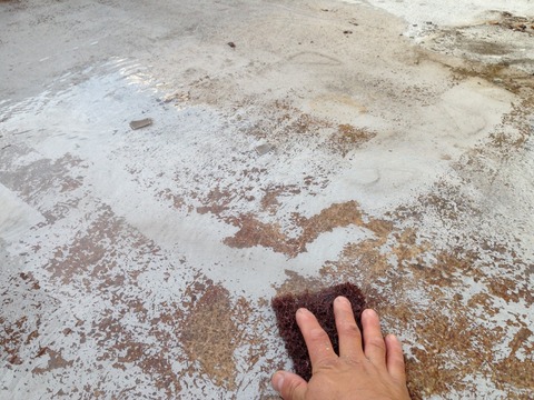 下地処理水洗いケレン