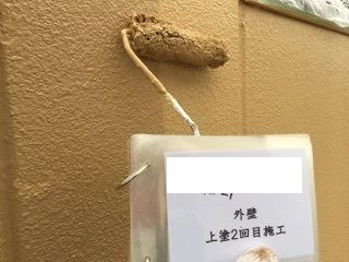 上塗２回目施工ブログ用