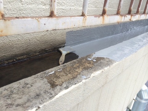 ウレタン塗膜防水1回目1