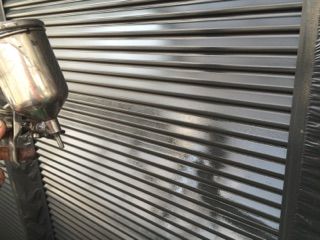 雨戸、中塗り2