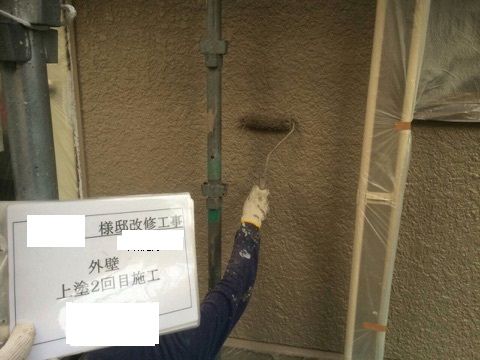 木村邸　上塗２　ブログ用