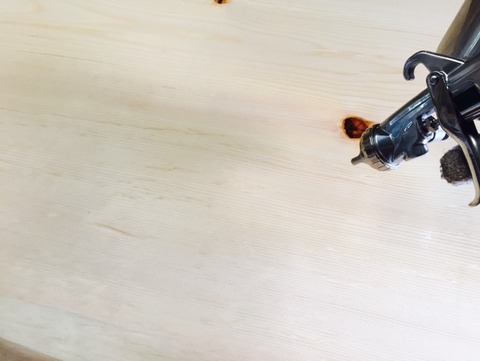 ウレタンクリア1回目、2回目