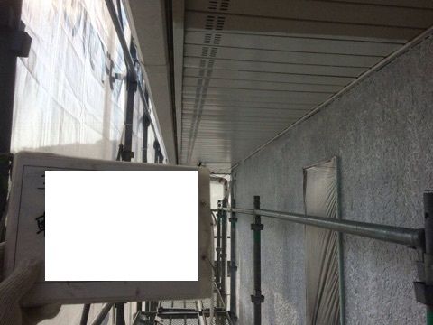 軒天下塗ブログ用