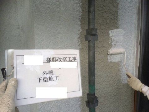 木村邸　下塗　ブログ用