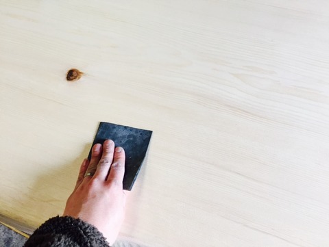 下地処理 サンドペーパー