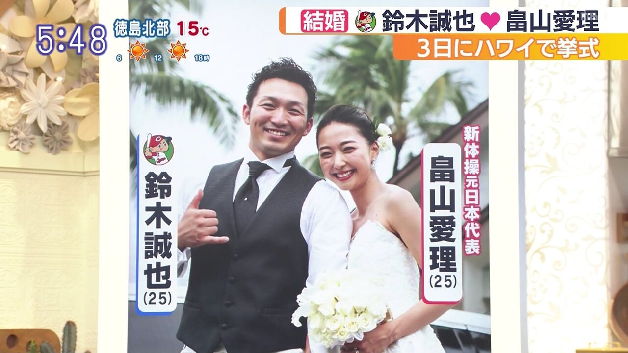 結婚 畠山 愛理