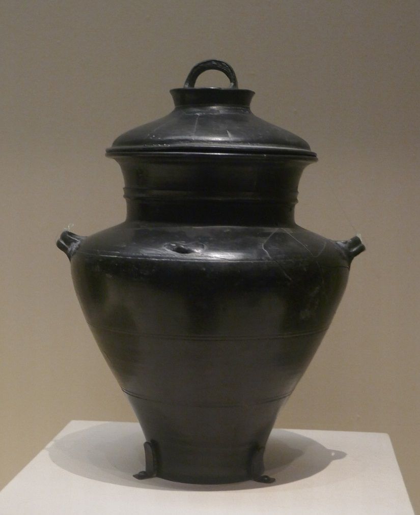 陶器．中国現代陶芸家-刑良抻作品3点