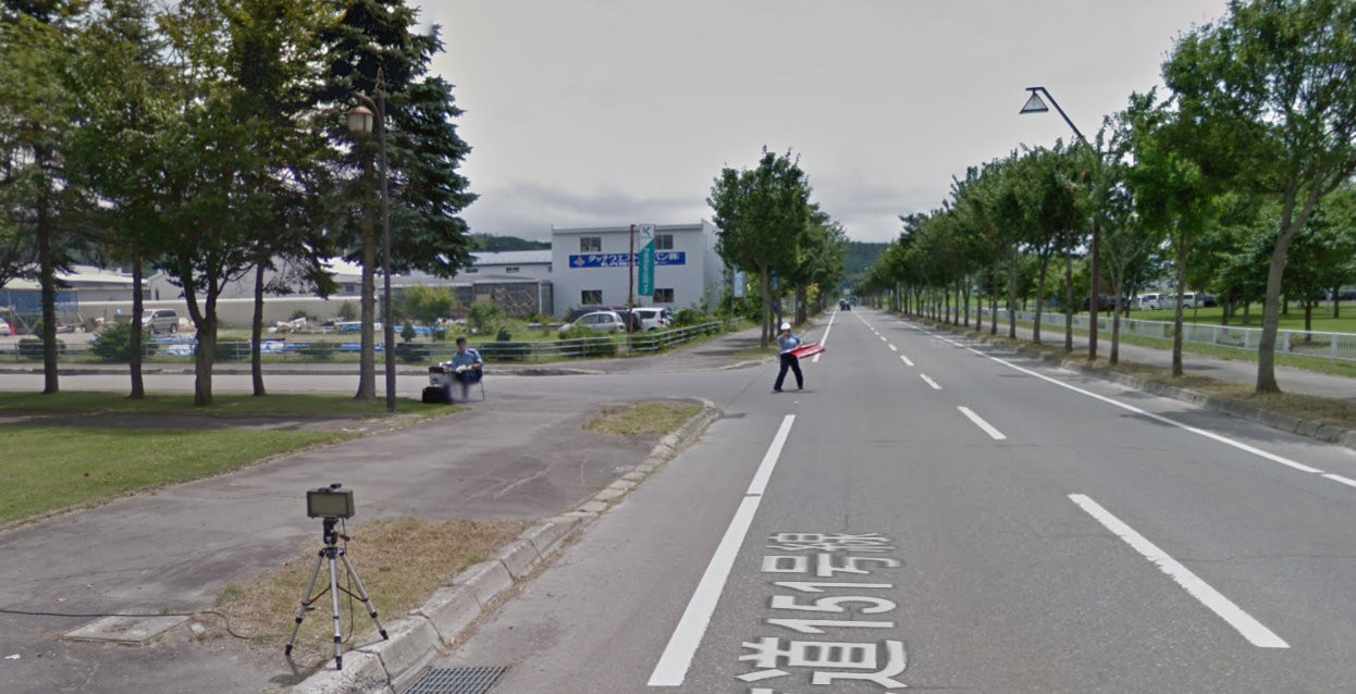 Googleストリートビューの車が速度違反で捕まってるｗｗｗ Mix Nuts