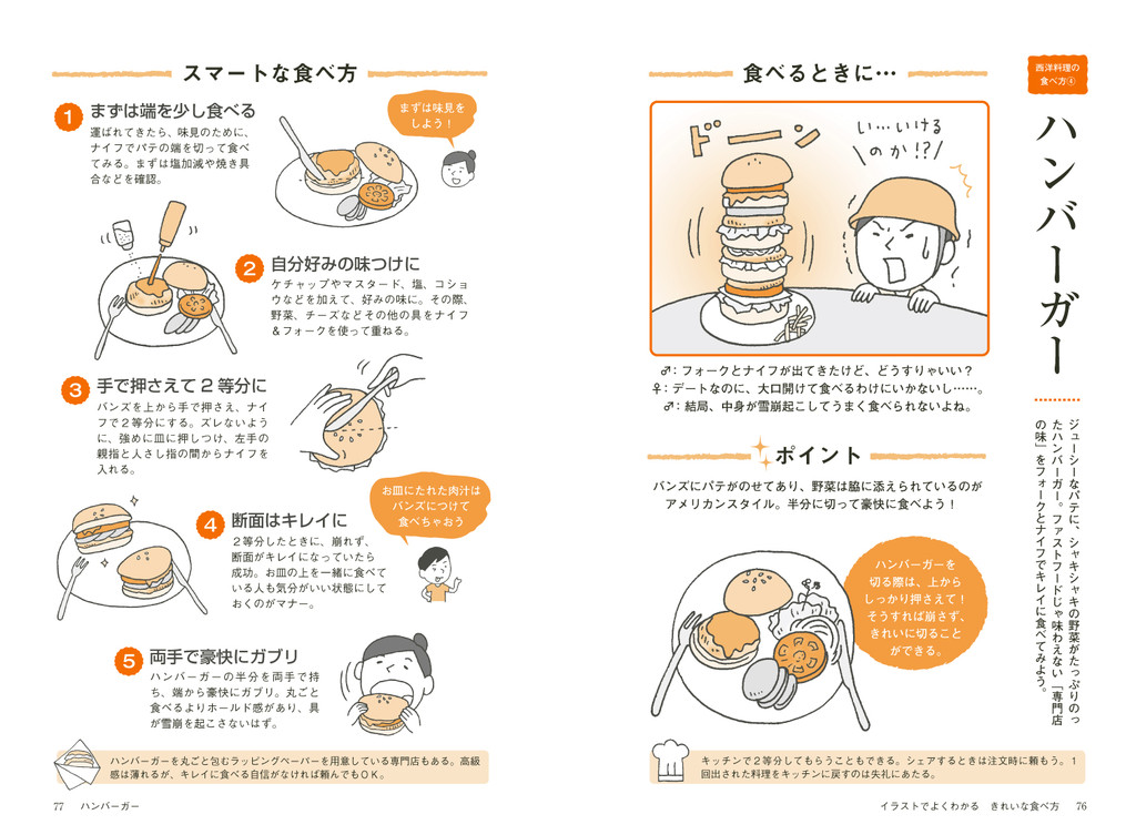 知らないと恥ずかしい あの背の高いハンバーガーのスマートな食べ方 Mix Nuts 知らないと恥ずかしい あの背の高いハンバーガーのスマートな食べ方 Mix Nuts