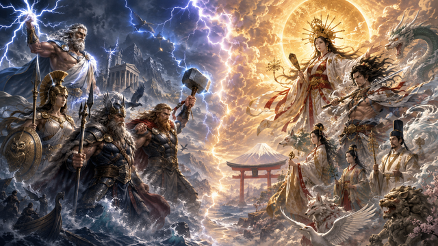 【神話大戦】もし北欧神話やギリシャ神話の神々が日本に攻めてきたら、日本の神様たちは対処できるの？