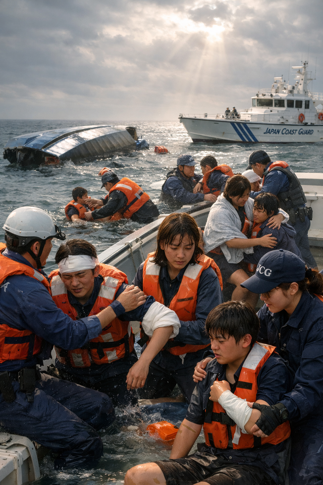 【悲報】辺野古転覆事故、救助された生徒17人中16人が負傷…骨折・歯の損傷・口内裂傷など想像以上に深刻だった件