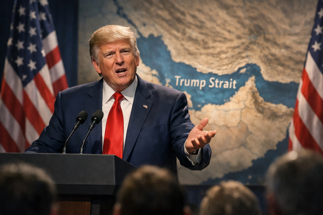 「イランはトランプ海峡の開放を」トランプ氏、演説で言い間違い