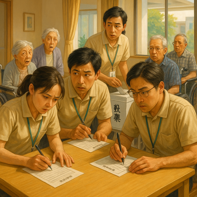 【衝撃】老人ホーム職員ら、入居者35人になりすまし不在者投票　自民党幹部候補に票を集中か　実際の入居者が投票に行き発覚