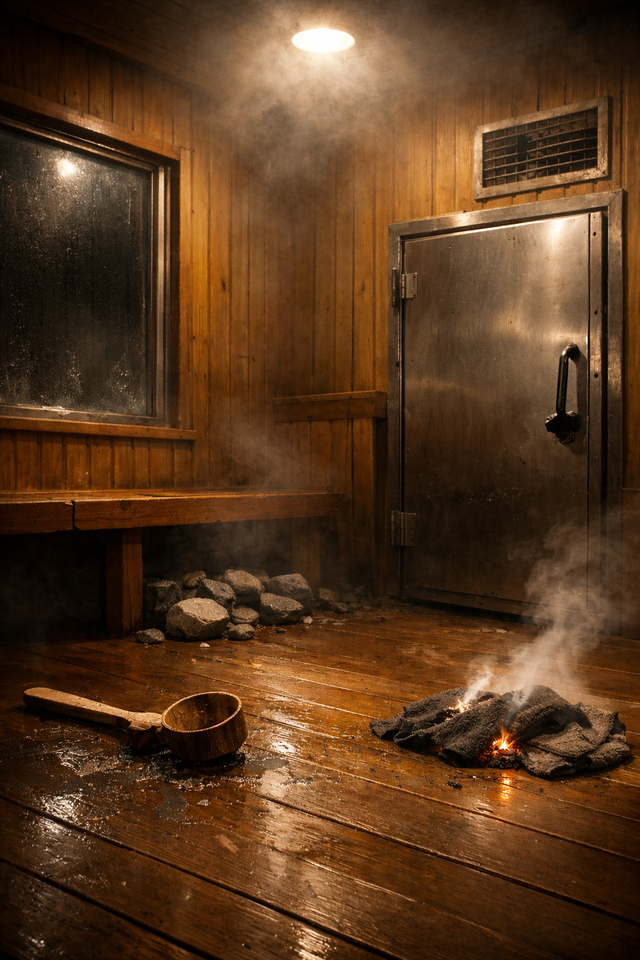 赤坂サウナ事故、被害者、柄杓でドアこじ開け出血するほど殴り石で窓や通風孔破壊を試みタオル燃やす