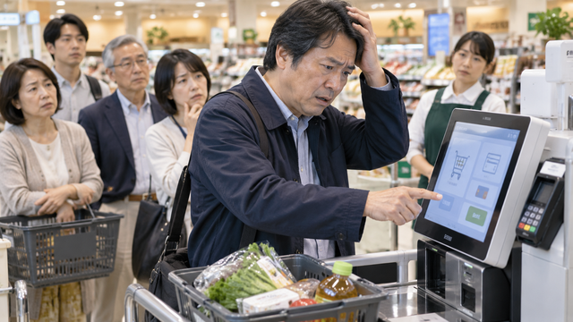 【悲報】セルフレジ・QR注文・タッチパネルに疲弊する人が続出「店員の仕事だったことを、なぜ客が？」