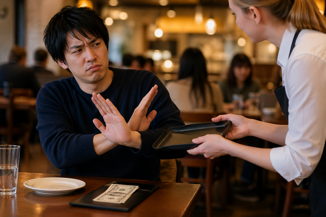 日本人「チップ文化はクソ　なんで感謝の気持ちを強要されないといけないの？」←これ、"めっちゃ分かる"