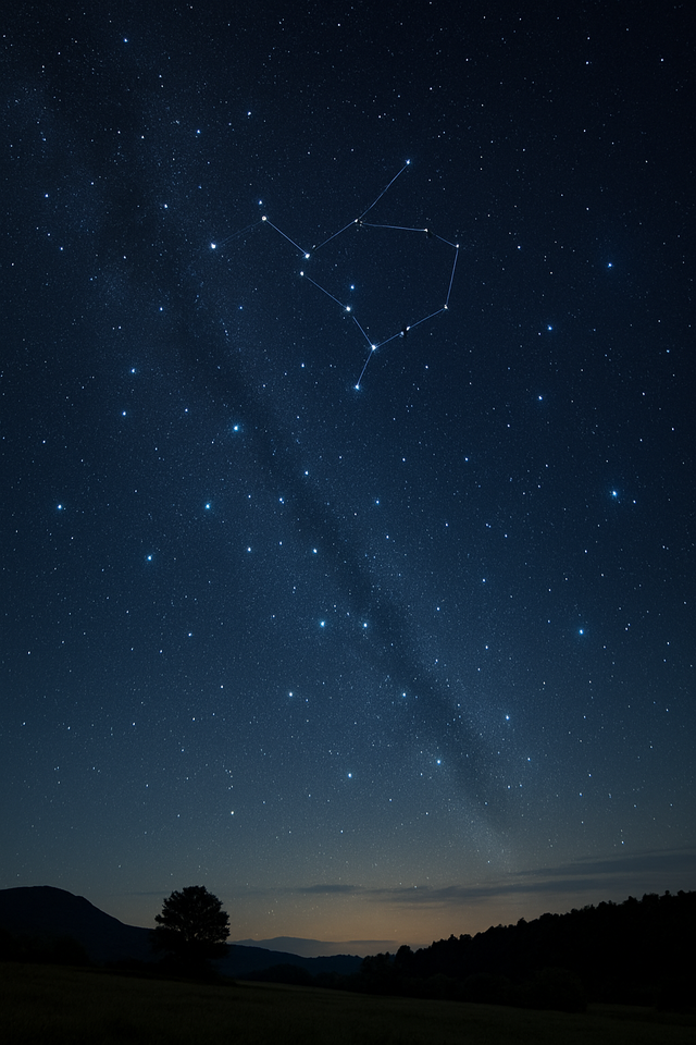 ペルセウス座の位置イメージ