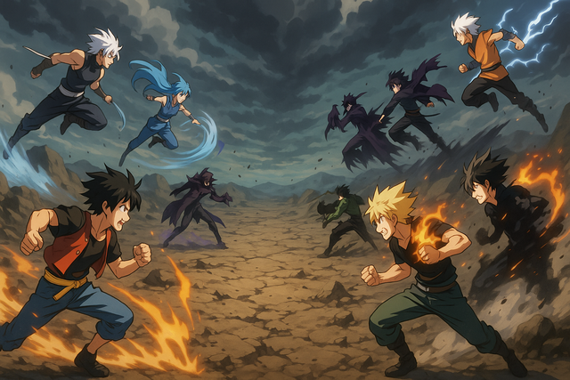 【ジャンプ漫画あるある】戦闘開始！→なぜか毎回バラバラに1対1になる謎展開ｗｗｗ