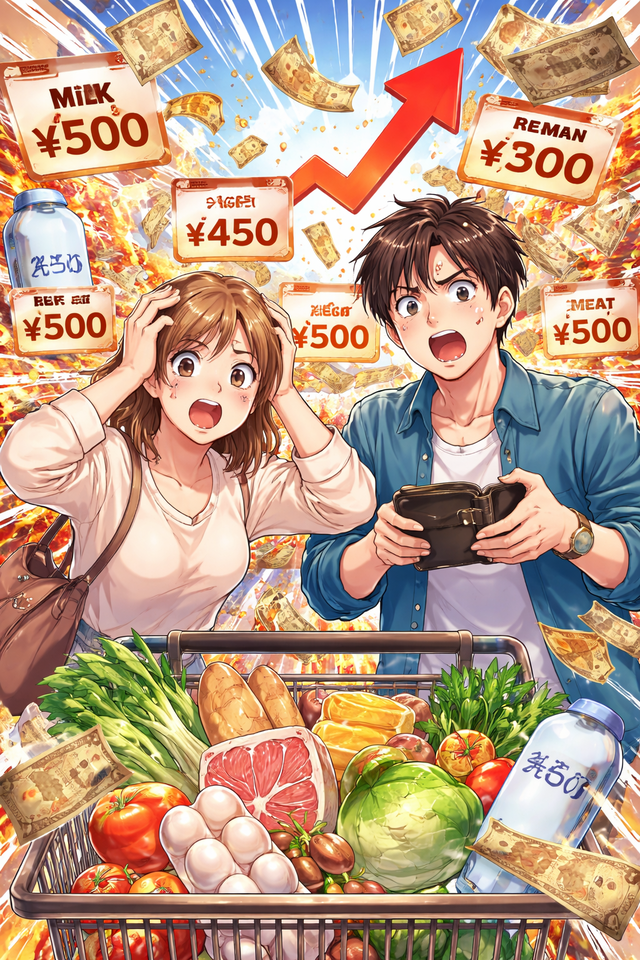 物価上がりすぎててヤバイ????