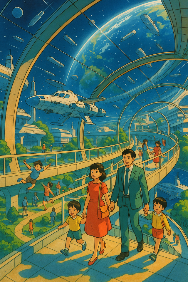 昔の漫画家「将来は人口が増えて人間は宇宙に住んでるやろ」