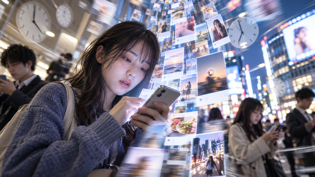 【SNS依存】無限スクロールで1日11時間…中2女子「スマホは命」「人生」「お金の次に大事」「私たち“ドパガキ”だもんね」