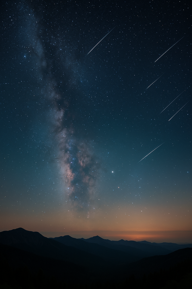 ペルセウス座流星群イメージ