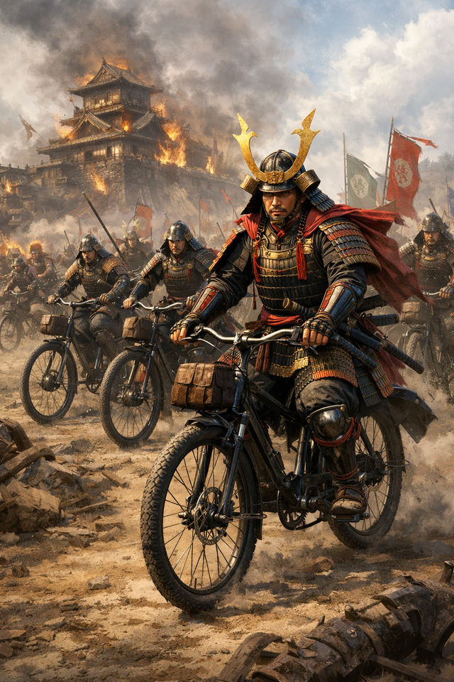 もしも戦国時代に自転車を量産できたら天下とれた？？